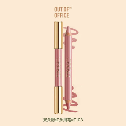 Original OUTOFOFFICE Double-ended Shadow Pencil Grooming Crayon Long-lasting Flawless Contouring Effect Original Professional