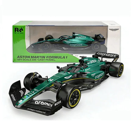 1:24 2024 F1 AMR24 #14 Fernando Alonso Racing Car Model Aramco Team Diecast Alloy Car Model Collectible Gift Toy