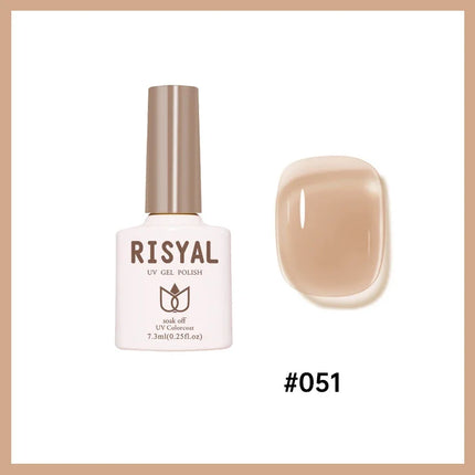 Jelly Transparent Ice Through Gel Nail Polish Pink Skin Color Semi Permanent Manicure Top Coat Soak Off UV Gel Varnish Nail Art