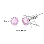 zircon rose rond