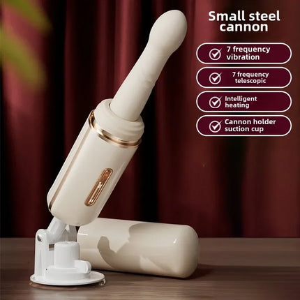 Automatic retractable vibrator love egg pumping gun machine multifunctional vibration stick av stick female erotic masturbation