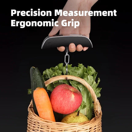 Electronic Hanging Suitcase Travel Weigh Scale | Portable Digital LCD Luggage Scale 110lb 50kg for Baggage Bag Balance 1pc
