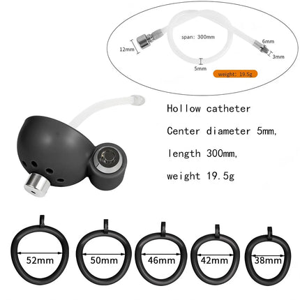 ABS Male Chastity Cage with Urethral Sounds Anti Pinch Hidden Lock Invisible Kit for Adult Men Fetish Play Cock Cage BDSM Device