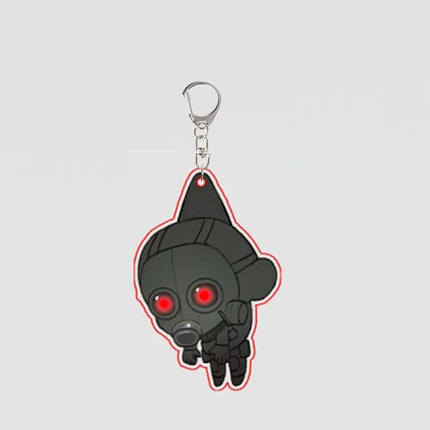 RE9 RE Game Leon Claire Acrylic Keychain Zombie Survival Horror Game Fans Gift Backpack Pendant Anime Cosplay Accessories