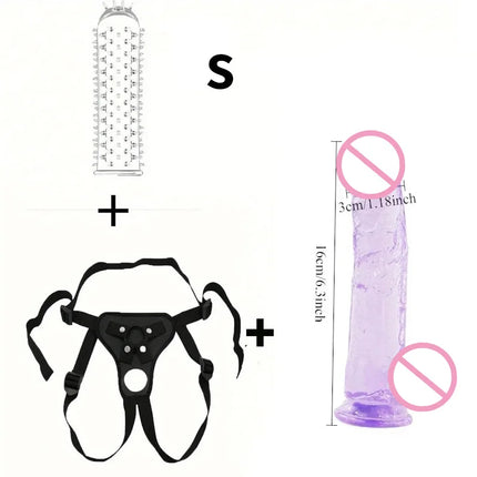 G Spot Stimulator Wearable Strap on Penis for Lesbian Adult Standard Size Panties Strap on Dildo Pants Strap Sex Toys for Women