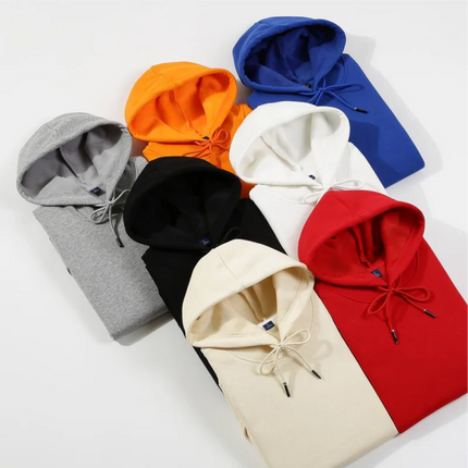 Fashion Print High-Quality Hoodie Custom Logo Personal Group Brand Embroidery Men and Women Thick 100 % Cotton Pullovers Fleece