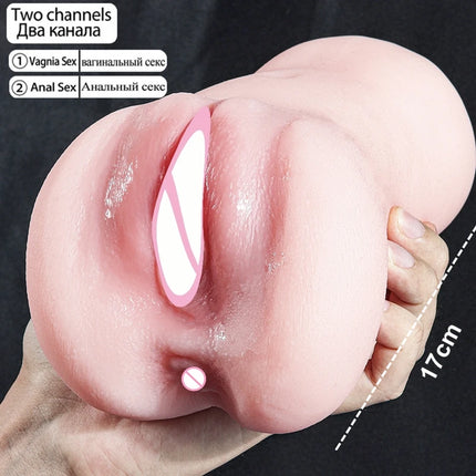 Sex Toys for Men Realistic Artificial Vagina 3D Pocket Pussy Real Vagina Sextoys Silicone Adult Product Male Masturbators Cup