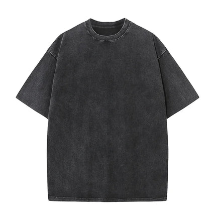 100% Cotton T-shirt Custom Logo Street Trend Short Sleeve T-shirt Embroidery Design European American Size Tops Printing Pattern