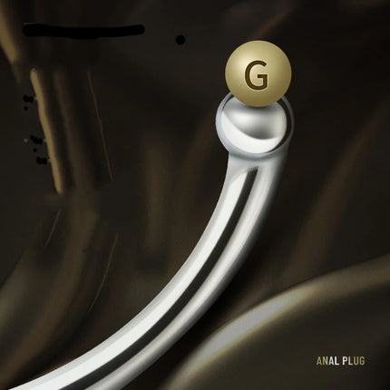 Metal Balls Double-Head Anal Plug G Spot Prostate Massage Stick Anal Hook Butt Plug Vaginal Anal Expansion Stimulator Sex Toys