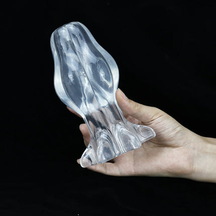 4 Sizes Butt Anal Plug Hollow Anus Open Tunnel Vaginal Dilator Training Ass Enema Dilatador Masturbator Sex Toys For Men Gay