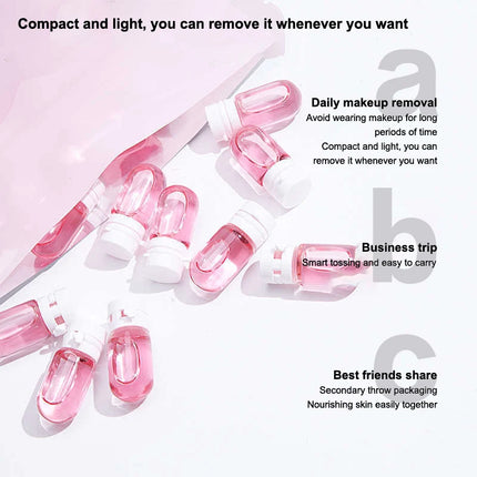 7/10/30pcs Cleansing Oil Camellia Secondary Facial Cleanser Deep Gentle Cleansing Travel Portable Single Makeup Remover Oil