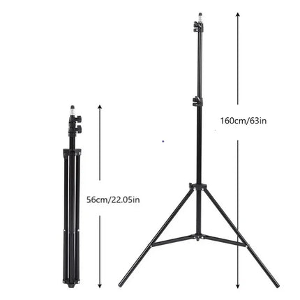Foldable Mobile Phone Stand Holder Video Recording Live Tripod Selfie Landing Monpod For All Phone Camera 56cm-160cm Extendable