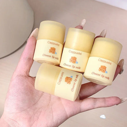 Moisturizing Lip Cream Rotatable Paste Repair Lip Lines Long-lasting Moisture Hydrating Makeup Base Lip Balm Care Treatment 12g
