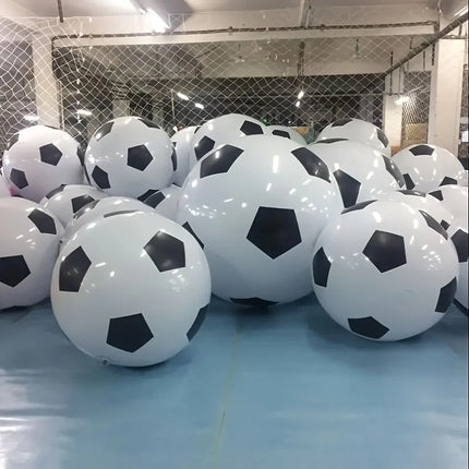 Giant 27.6" Inflatable Soccer Ball - Durable PVC, Perfect for Family Fun, Parties, Outdoor Activities & Beach Play