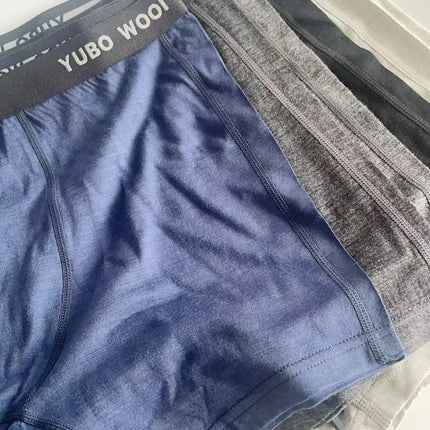 100% Merino Wool Boxer Briefs Men Merino Wool Underwear Base Layer Merino Boxer Brief Underpants Soft Moisture Breathable Comfy