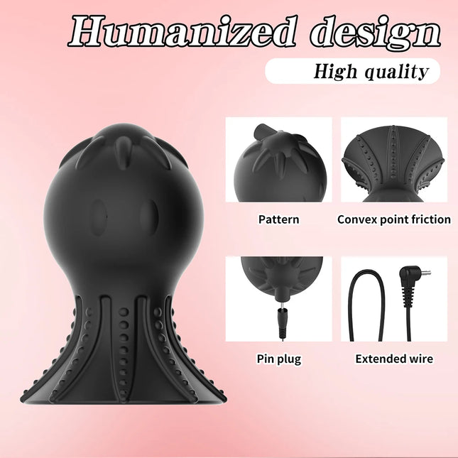 Sex Toy Bdsm Tool Electric Shocker Nipple Sucker Clamps Electro Stimulator Nipples Pussy Breast Clit Masturbator Breast Enlarger