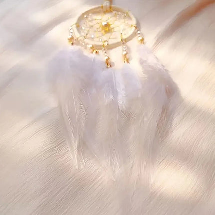 Creative Car Pendant Dream Catcher Forest Feather Wind Chime Decoration Valentine's Day Gift Girly Birthday Gift Home Decor