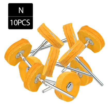 2.35MmX10Pcs Dental Polishing Wheel Wool Cotton Polishing Brushes Polishers for Rotary Tools Jewelry Buffing Polishing Wheel