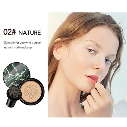 Magic Foundation Mushroom Head Air Cushion CC Cream Face Concealer Moisturizing Waterproof Foundation Base Makeup Cosmetics