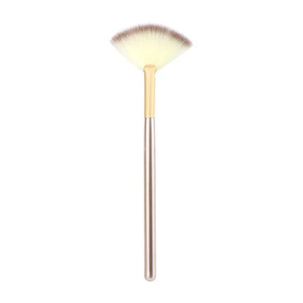 5pcs Fan Brushes Facial Brushes Soft Makeup Brush Cosmetic Applicator Tools Wooden Handle and Soft Fiber for Glycolic Peel Mask