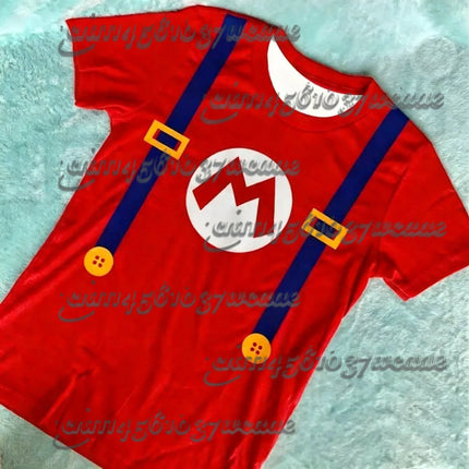 Super Mario Anime Cotton T-Shirt 2026 Summer Fashion Casual Unisex Ventilate Top for Boy Girl Family Matching