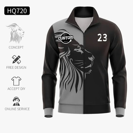 Wholesale Custom Soccer Tracksuit Sets Sweat Suits Mens Winter Training Polyester Football Tracksuits Jacket With Zipper Pockets