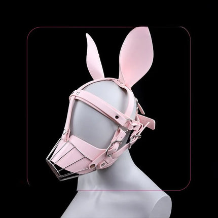 Sexy Leather Puppy Girl Lingerie Dog BDSM Human Muzzle Sex Toy Slave Cosplay Mask Roleplay Erotic Halloween Christmas for Unisex