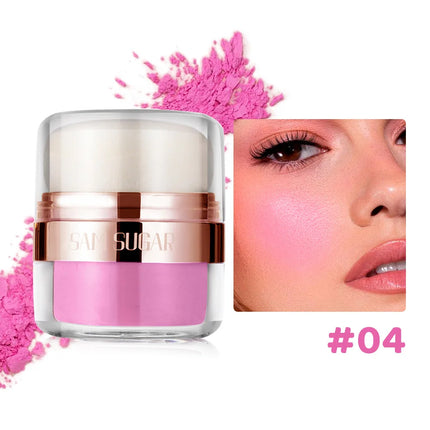 6 Color Air Cushion Blush Silky Smooth Matte Eye Shadow With An Easy To Use Puff For Mushroom Head Loose Powder