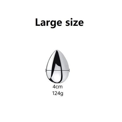 Small medium large 3 balls set metal anal hook beads head butt plug dilator prostate massager insert bdsm sex toy for male