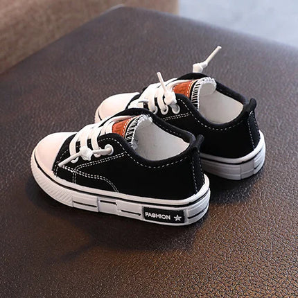 2025 New Children's Canvas Shoes Fashion Baby Board Shoes Girls' Breathable Single Shoes Boys' Casual Shoes