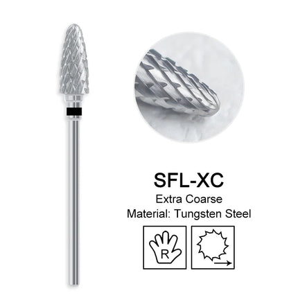 Nail Drill Bits Carbide Large Cone Electric Milling Cutter Gel Polish Remover Grinding Tools DIY Accessories Supplies