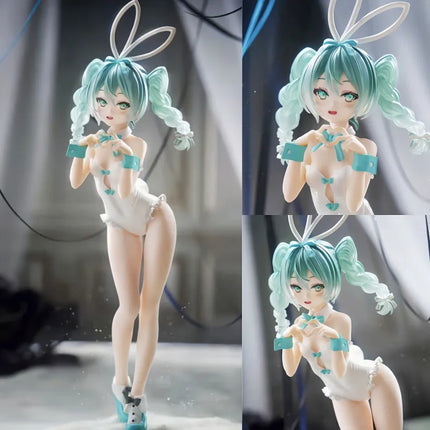 Hatsune Miku Figure Anime Girl Model Desktop Decor Collectible Doll Gift for Fans Future Vocaloid Statue Japanese Kawaii Otaku