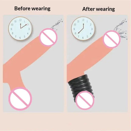 Sex Toys For 18+ Male Penis Lock Cock Ring Bondage Erection Ball Ring Delay Ejaculation Reusable Enlargement Ball Stretcher Toy