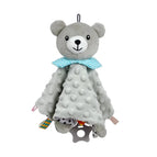 1 grey bear / Custom Baby Name