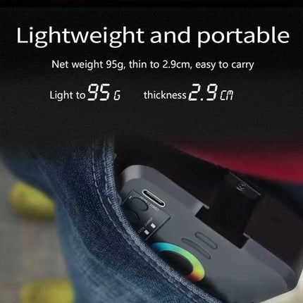 RGB Fill Light Portable LED Photography Light Video Mini Fill Light For Camera Smartphone iPad Laptop Selfie Adjustable RGB Lamp