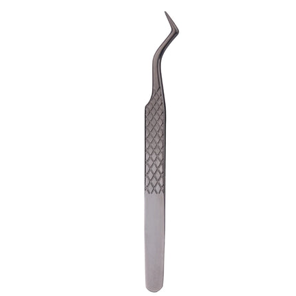 1pc/2/4/6pcs 3.0 Black Lash Tweezers for Eyelash Extensions Diamond Grip 90 Degree Tip Volume Lash Extension Tweezers