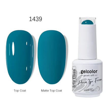 Arte Clavo HEMA TPO FREE Gel Nail Polish 15ML Long Lasting For Manicure Semi Permanent Nail Art UV LED Gel Varnish Nail Supplies