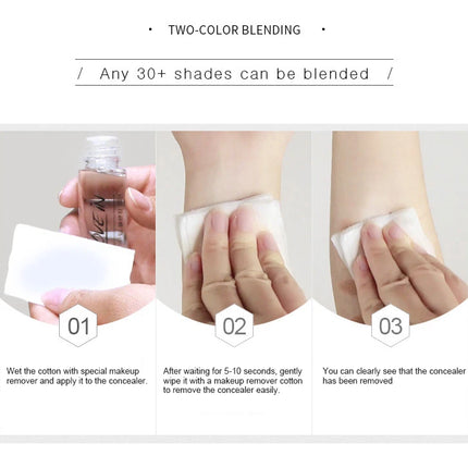 Two-color tattoo concealer waterproof and sweat-proof to cover birthmarks and scars long-lasting concealer foundation cream
