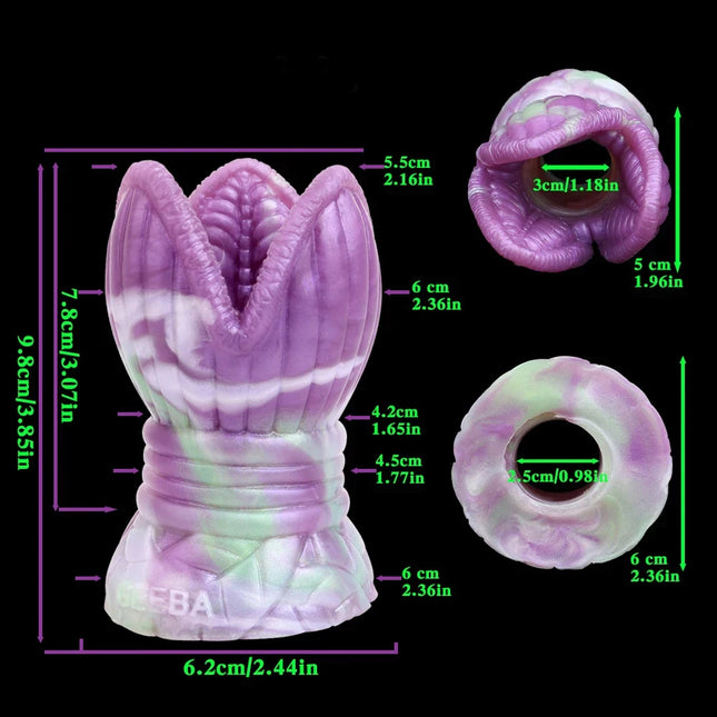 SHAZ Green Snake Onahole Pocket Pussy Stroker Single Channel Male Masturbator Adult Sex Toys and Ornaments for Men 18+ Sex Shop