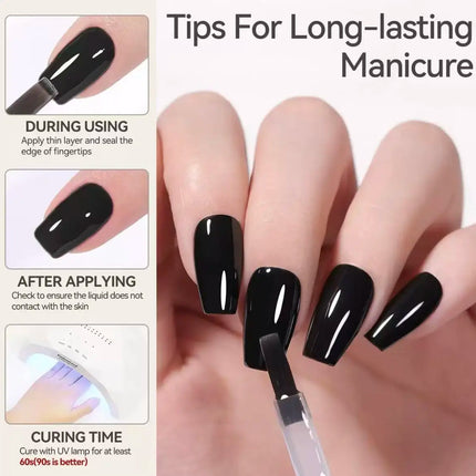 SMQ 15ml Diamond Top Coat For Gel Nail Polish Reinforce Long Lasting UV Soak Off Gel Varnish High Light Nail Art Primer Gel