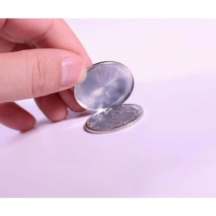 1PC Expanded Shell Half Dollar Magic Coin Shell for Half Dollar Close Up Illusion Gimmick Props Mentalism Magician Magia Tricks
