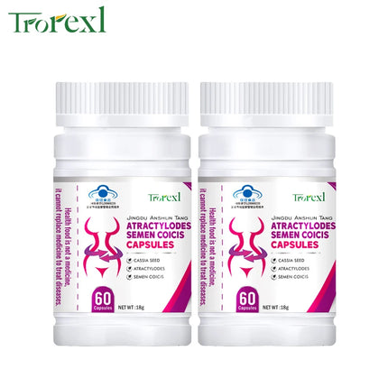 Natural Cassia Seed & Coix seed Pills, Detox Slim, Metabolism Booster, Burn Fat, 100% Herbal, Vegan & NO SIDE EFFECT