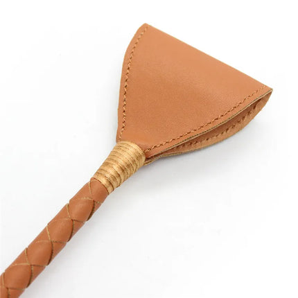PU/Real Leather Flirting Whip BDSM Bondage Fetish Flogger Straight Long Whip Horse Riding Spanking Sex Toys for Couples Women