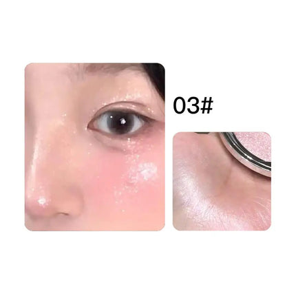 Shimmer Champagne Highlighter Mashed Potato Diamond Shiny High Gloss Paste Pearlescent Fine Flash Brightening Contour Highlights