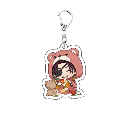 Anime WIND BREAKER 6cm acrylic Keychain key chain big stand brand Sakura-harusugita Keitaro  decoration key ring Gift