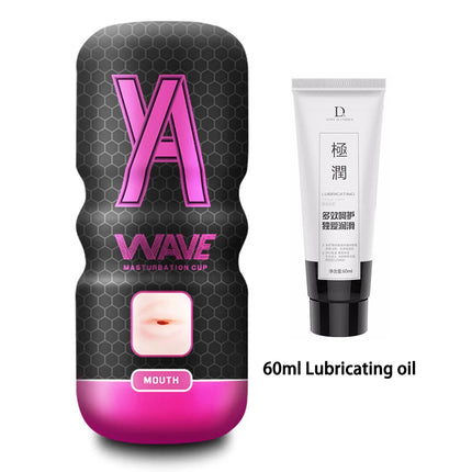 WAVE Powerful Sucking Masturbation Cup Realistic Anal Vagina Pocket Pussy Blowjob Massager Male Masturbator Sex Toys for Men 18+