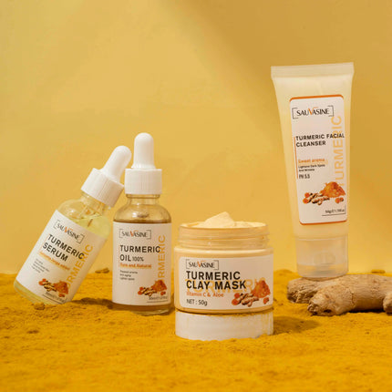 10ml 30ml 100% Turmeric Oil Anti Aging Wrinkle Whitening Serum Reduce Fine Lines Dark Spot Brightening Face Lighten For Women