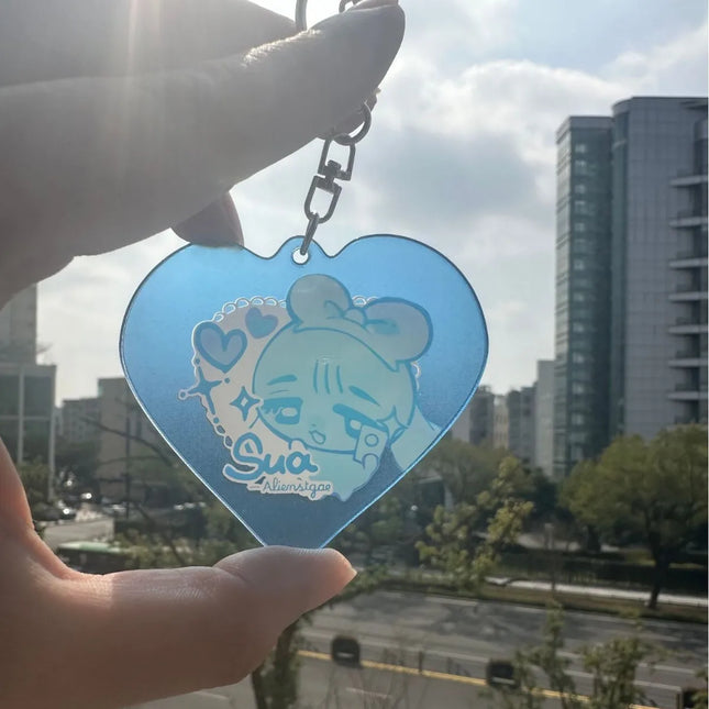 Anime ALIEN STAGE Ivan Till Ivti Cute Cartoon Character Acrylic Pendant Keychain Backpack Decoration