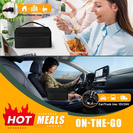 2026 New Portable Oven 100W Food Heater, Adult Electric Lunch Box Food Heater