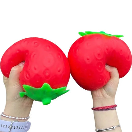 Super Jumbo Strawberry Squishy Toy Slow Rising Simulated Strawberry Antistress Anti-Anxiety Fidget Toys for Adults Friends Gifts